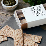 NICOLAS VAHE 100 g / Brun Wholegrain Crackers Sea Salt Nicolas Vahe 100g